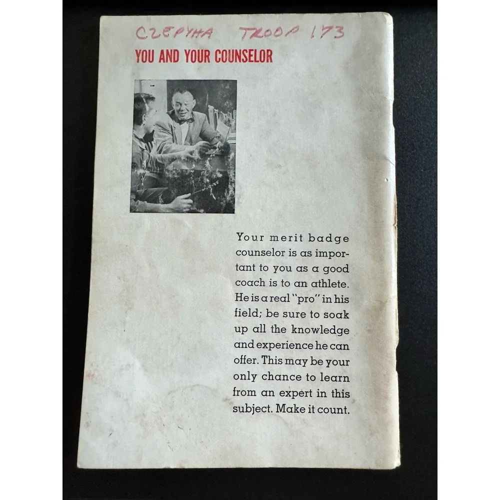 2  Vintage Boy Scouts Of America Merit Badge‎ Series Books - Cooking & First Aid